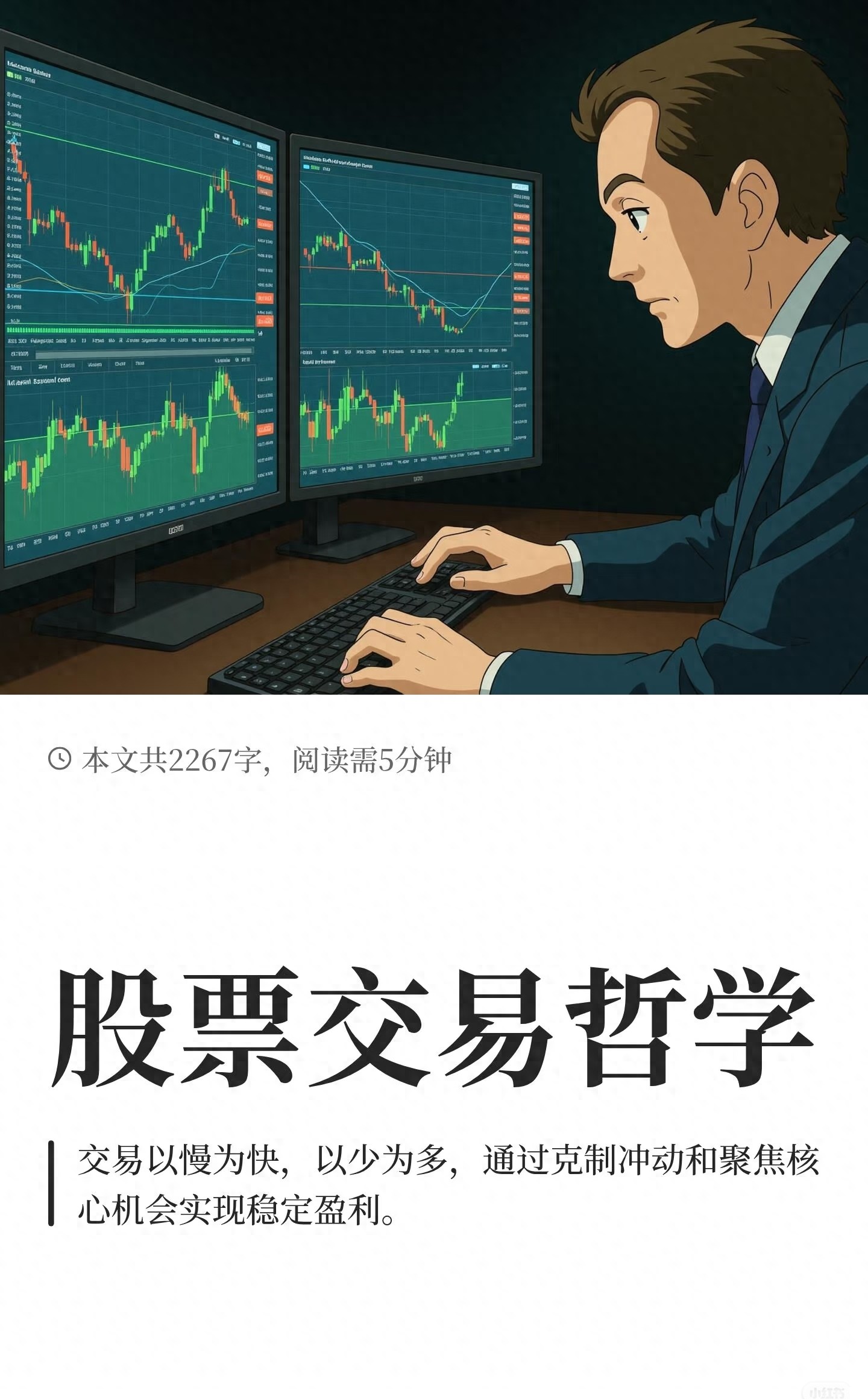 股票交易系统设计_股票交易哲学_以慢为快以少为多