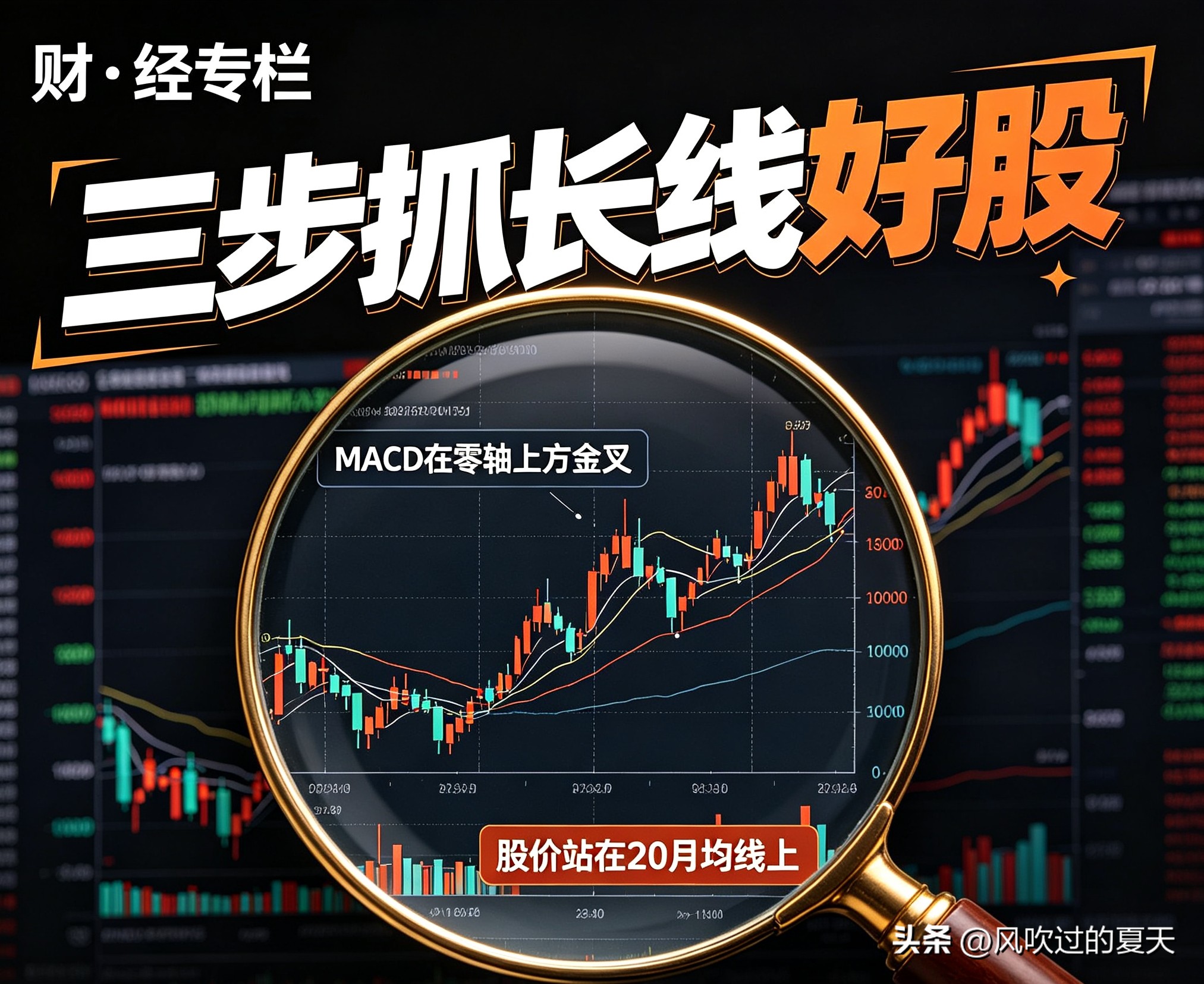 长线选股思路_MACD指标选股_macd越上零轴选股公式